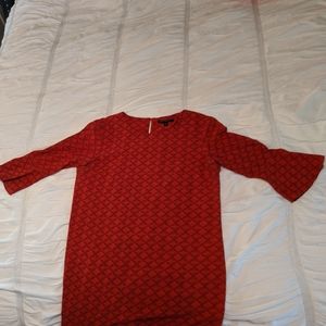 Red banana republic dress